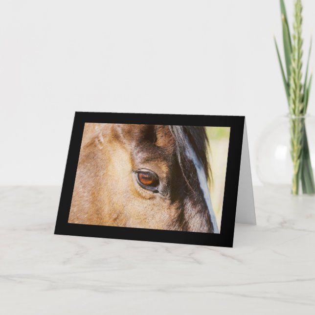 Horse Eye Card (Front)