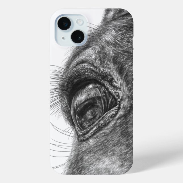 Horse Eye Reflection Closeup Case-Mate iPhone Case (Back)