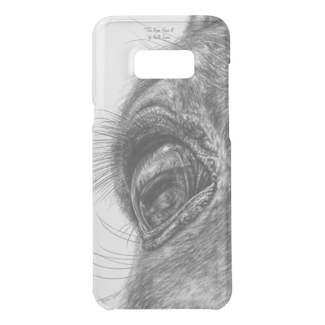 Horse Eye Reflection Closeup Uncommon Samsung Galaxy Case (Back)
