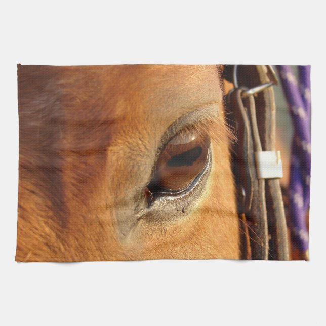 Horse Eye Towel (Horizontal)