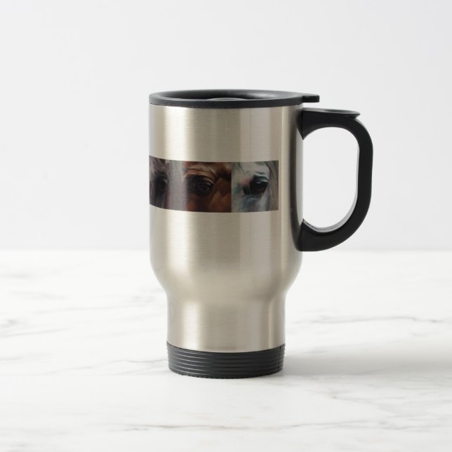 Horse Eyes - Windows to the Soul travel Mug (Right)
