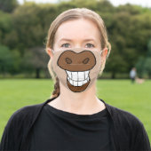 Horse Face Adult Cloth Face Mask (Outside)