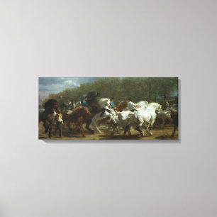 Horse Fair (by Rosa Bonheur) Canvas Print