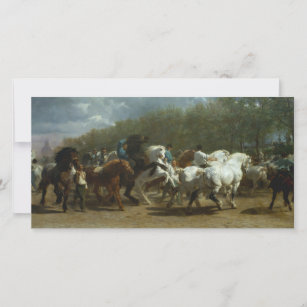 Horse Fair (by Rosa Bonheur) Card
