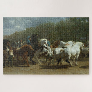 Horse Fair (by Rosa Bonheur) Jigsaw Puzzle