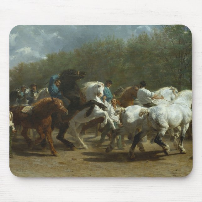 Horse Fair (Equestrian Scene) Mouse Pad (Front)