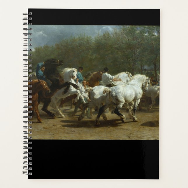Horse Fair Rosa Bonheur Planner (Front)