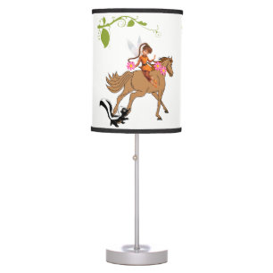 Horse Fairy Floral Skunk Lamp Shade