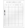 Horse Farm Barn Feed Chart Care Chart Dry Erase Board