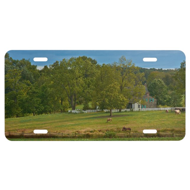 Horse Farm - Gettysburg, Pennsylvania License Plate (Front)