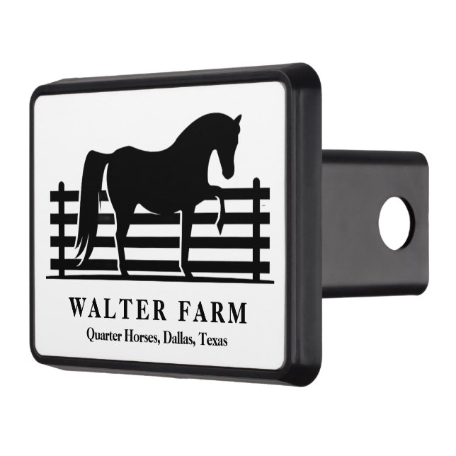 Horse Farm Hitch Cover (Left)