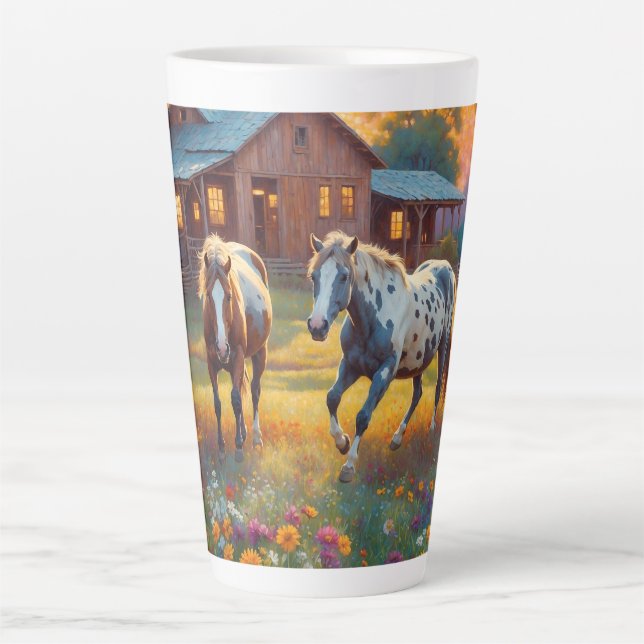 Horse Farm Latte Mug (Front)