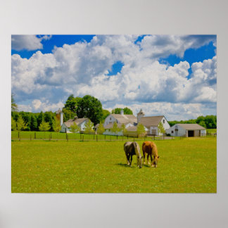 Horse Farm Poster