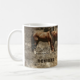 Horse Farm Vintage Country Rustic Western Coffee Mug