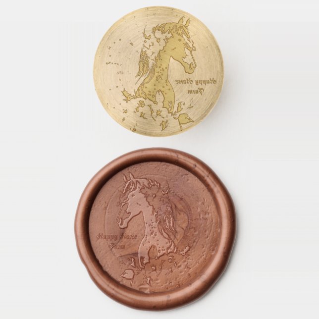 Horse Farm Wax Stamp (Stamped)