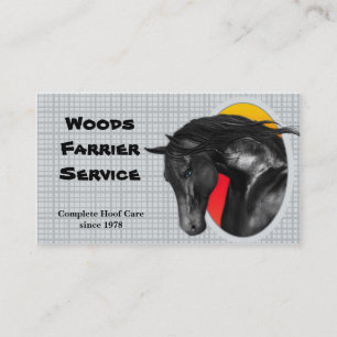 Horse Farrier Business Card