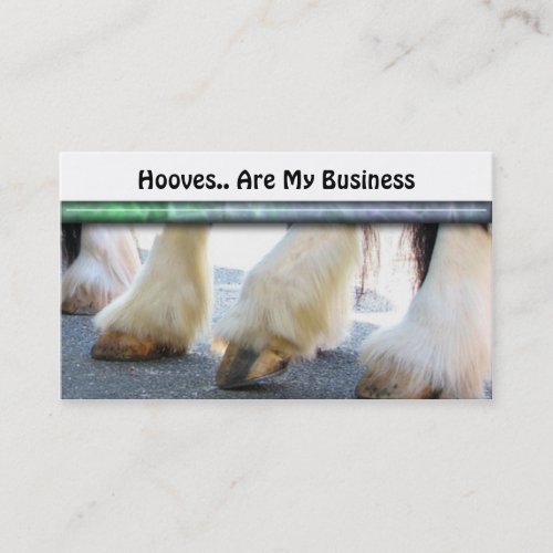 Horse Farrier Business Card