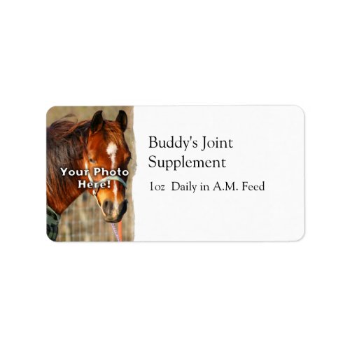 Horse Feed Label