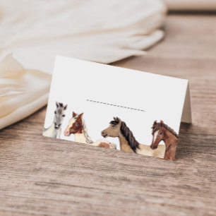 Horse Fill in  Place Card