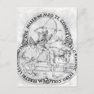Horse final death by Albrecht Durer Postcard