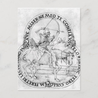 Horse final death by Albrecht Durer Postcard