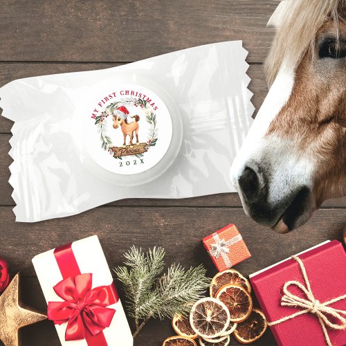 Horse first Christmas horse lover Life Saver Mints