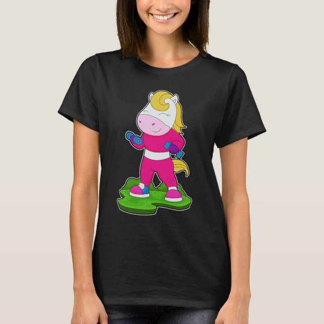 Horse Fitness Dumbbell T-Shirt (Front)