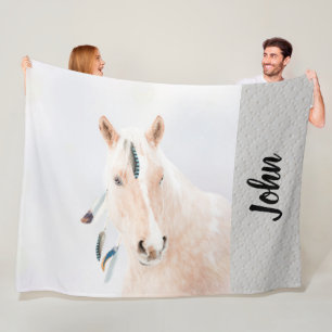 Horse Fleece Blanket