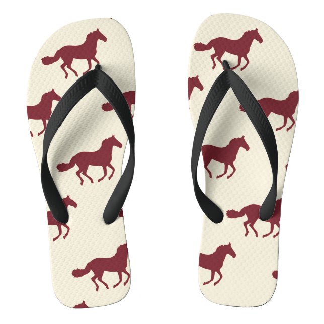 Horse Flip Flops (Footbed)