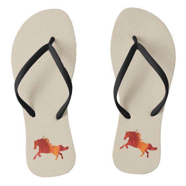 Horse Flip Flops (Footbed)