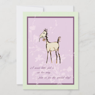 Horse Foal Baby Shower Invitation