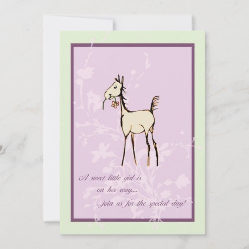 Horse Foal Baby Shower Invitation