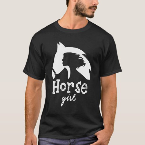 Horse  for girls women who love horses Equestrian T-Shirt