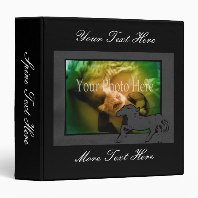 Horse Frame Binder (Front/Spine)