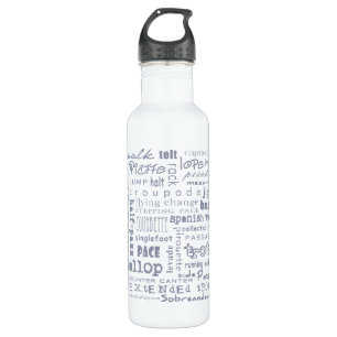 Horse Gaits Water Bottle