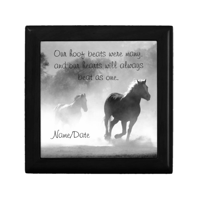 Horse Galloping Out of the Mist Gift Box (Front)