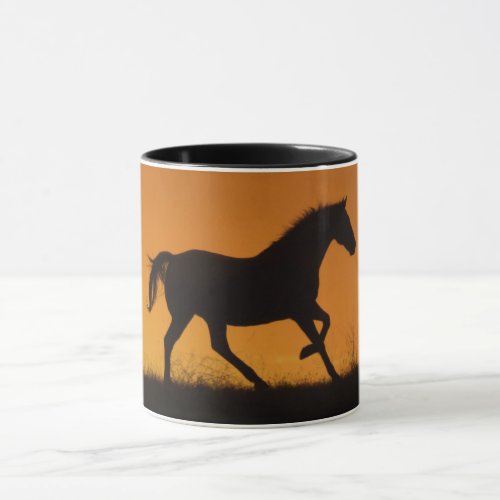 Horse Galloping Southwestern Coffee Mug