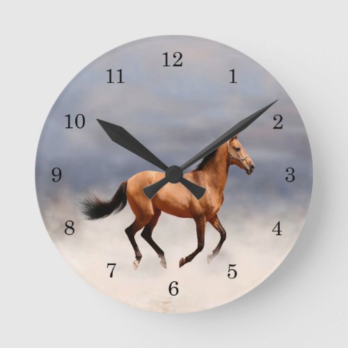 Horse Galloping Wall Clock