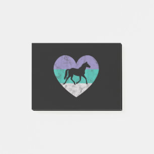Horse Gift For Women & Girls Retro Vintage Post-it Notes