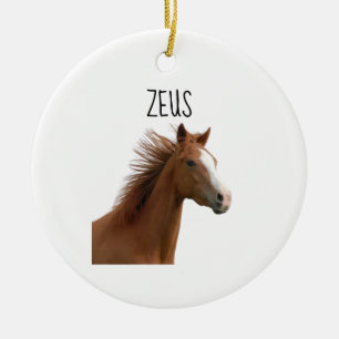 Horse Gift - Personalized Horse Ornament Gift for