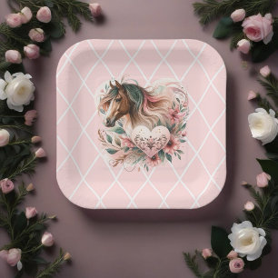 Horse Girl Birthday  Paper Plates