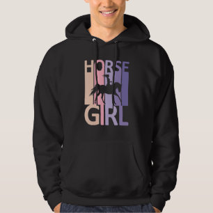 Horse Girl Country Woman Girl HorseBack Rider Eque Hoodie