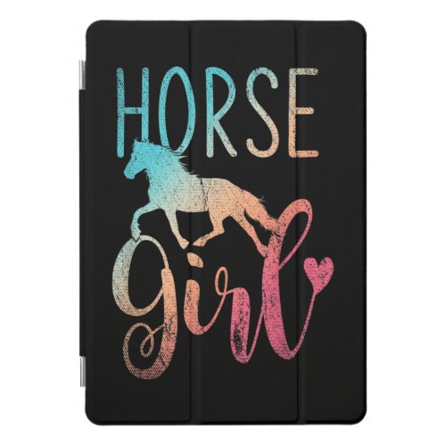 Horse Girl Equestrian Women Horseback Rider Horse iPad Pro Cover