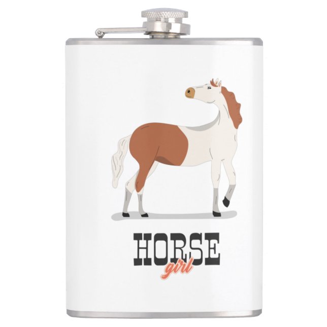 Horse Girl Flask (Front)