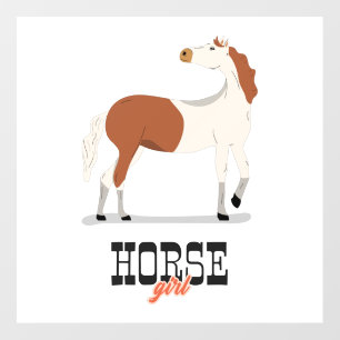 Horse Girl Floor Decals