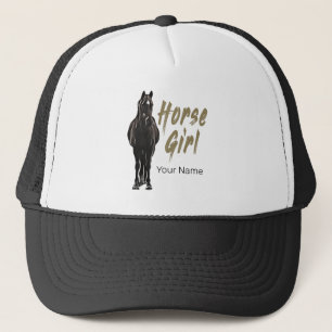 Horse Girl Gift For Vintage Riding Holiday Lovers Trucker Hat