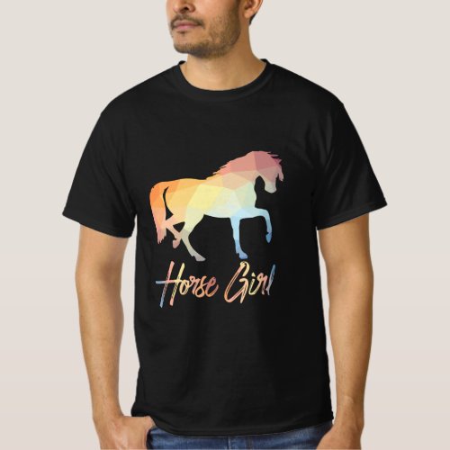 Horse Girl gifts  Horseback Racing Riding Lover Y T_Shirt