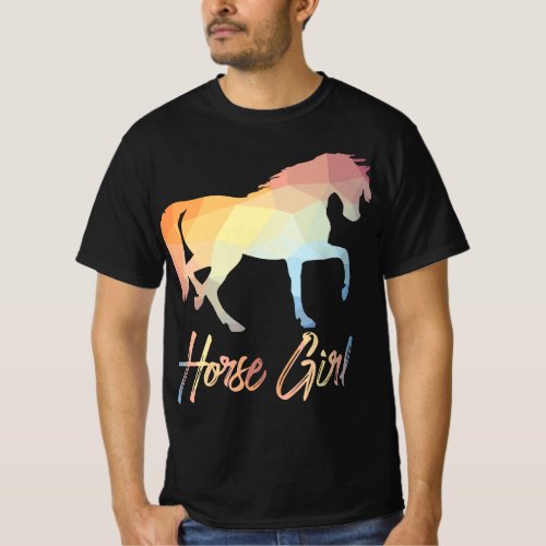 Horse Girl gifts  Horseback Racing Riding Lover Y T_Shirt