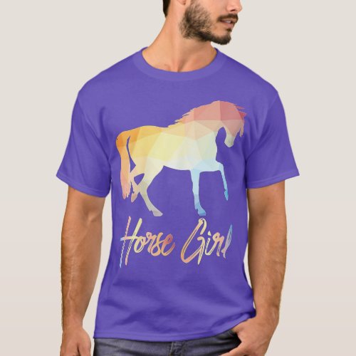 Horse Girl  gifts  Horseback Racing Riding Lover Y T_Shirt