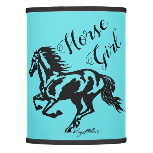 Horse Girl Horse Lamp Shade